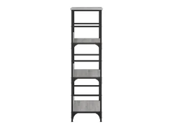 Estantería de madera de ingeniería gris Sonoma 50x33x117,5 cm