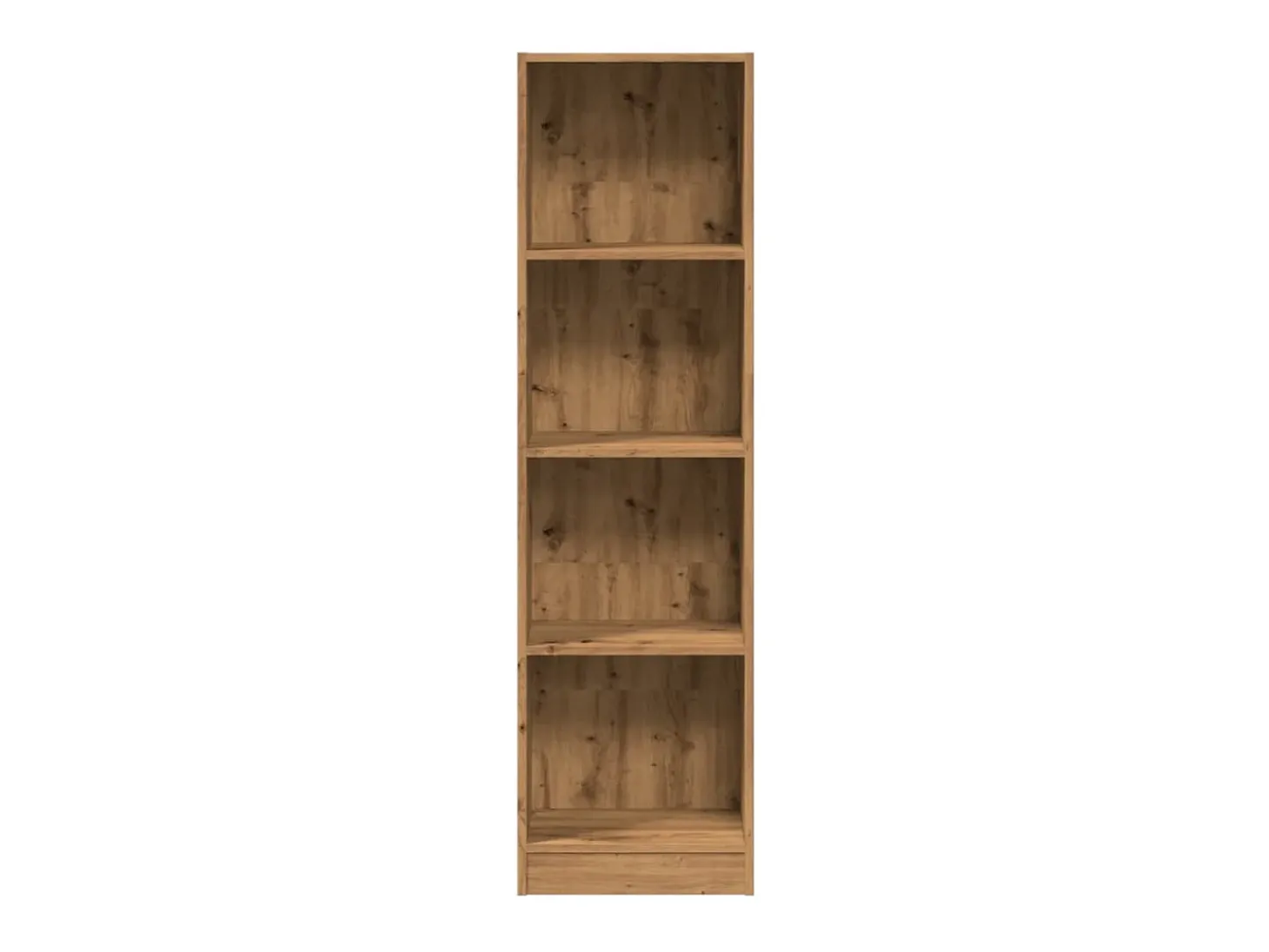 Estantería de madera de ingeniería roble artesano 40x24x143 cm