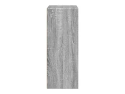 Estantería de madera de ingeniería gris Sonoma 60x30x77 cm