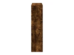 Estantería de madera de ingeniería roble ahumado 100x33x135 cm