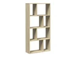 Estantería de madera de ingeniería roble Sonoma 60x20x120 cm