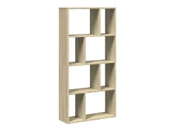 Estantería de madera de ingeniería roble Sonoma 60x20x120 cm