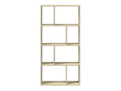 Estantería de madera de ingeniería roble Sonoma 60x20x120 cm