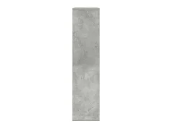 Estantería de madera de ingeniería gris hormigón 89x24x101,5 cm