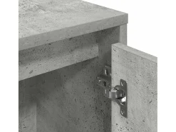 Estantería de madera de ingeniería gris hormigón 89x24x101,5 cm