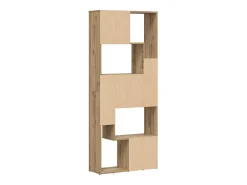 Estantería de madera de ingeniería roble artisan 67x24x161 cm