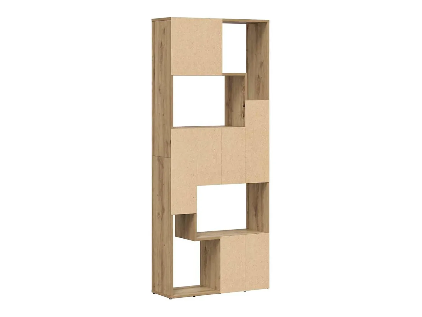Estantería de madera de ingeniería roble artisan 67x24x161 cm