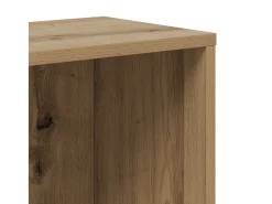 Estantería de madera de ingeniería roble artisan 67x24x161 cm