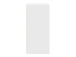 Estantería de madera de ingeniería blanca 31x24x52 cm