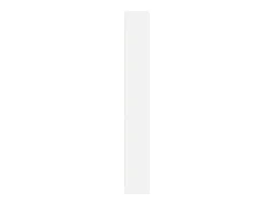 Estantería de madera de ingeniería blanca 40x24x176 cm