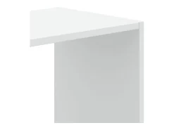 Estantería de madera de ingeniería blanca 68,5x32x68,5 cm