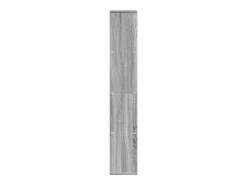 Estantería de madera de ingeniería gris Sonoma 60x20x120 cm