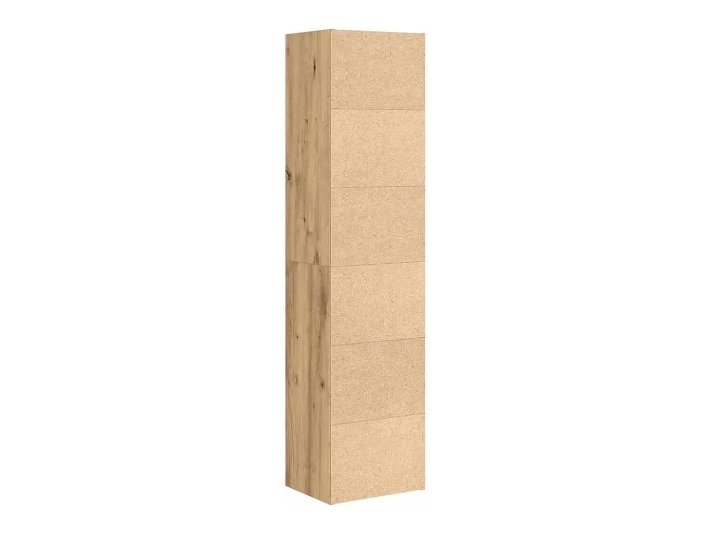 Estantería de madera de ingeniería roble artisan 31x24x127 cm