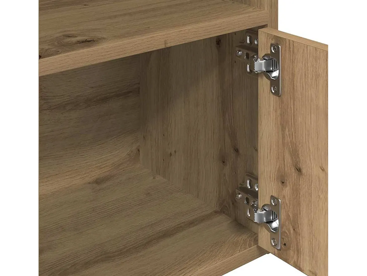 Estantería de madera de ingeniería roble artisan 31x24x127 cm