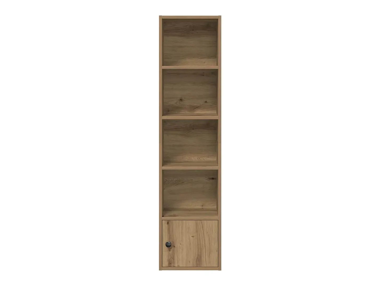 Estantería de madera de ingeniería roble artisan 31x24x127 cm