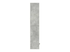 Estantería de madera de ingeniería gris hormigón 31x24x127 cm