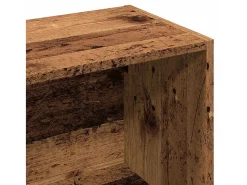 Estantería de madera de ingeniería envejecida 98x29x97,5 cm