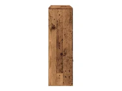 Estantería de madera de ingeniería envejecida 98x29x97,5 cm