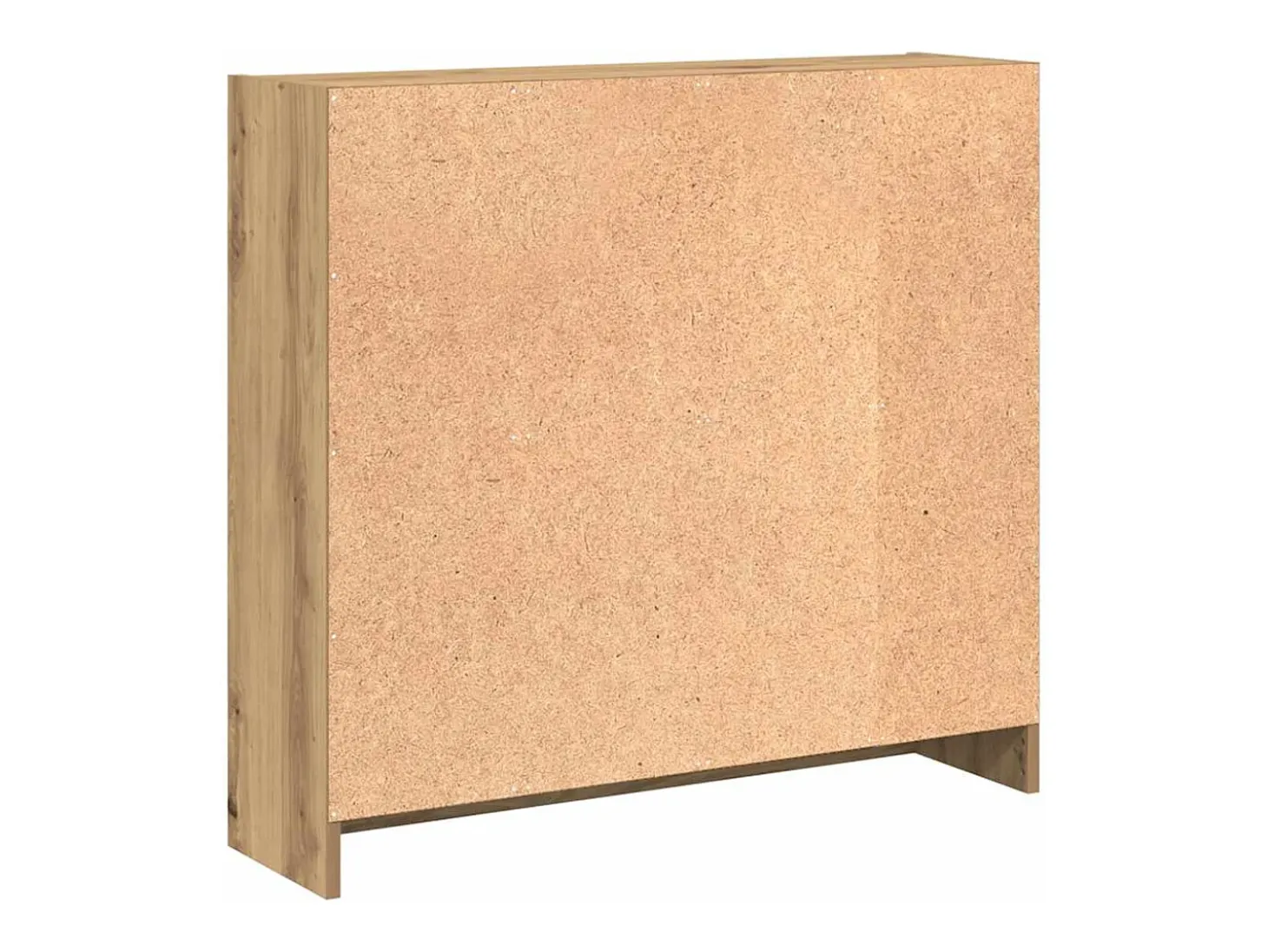 Estantería de madera de ingeniería roble artesanal 80x24x76 cm