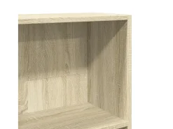 Estantería de madera de ingeniería roble Sonoma 60x24x143 cm