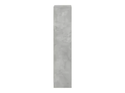 Estantería de madera de ingeniería gris hormigón 40x24x109 cm