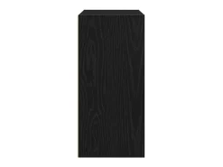 Estantería de madera de ingeniería roble negro 31x24x52 cm