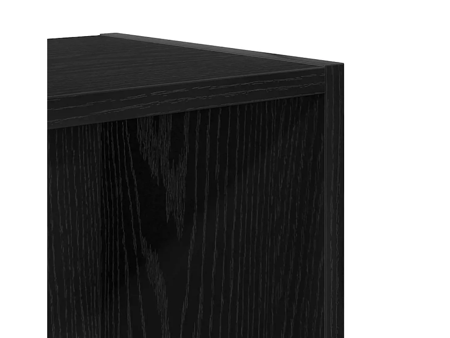 Estantería de madera de ingeniería roble negro 31x24x52 cm