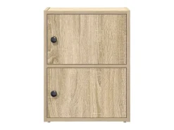Estantería de madera de ingeniería roble sonoma 40x24x52 cm