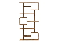 Estantería de madera de ingeniería envejecida 92x29x188 cm