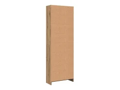 Estantería de madera de ingeniería roble artesanal 60x24x176 cm