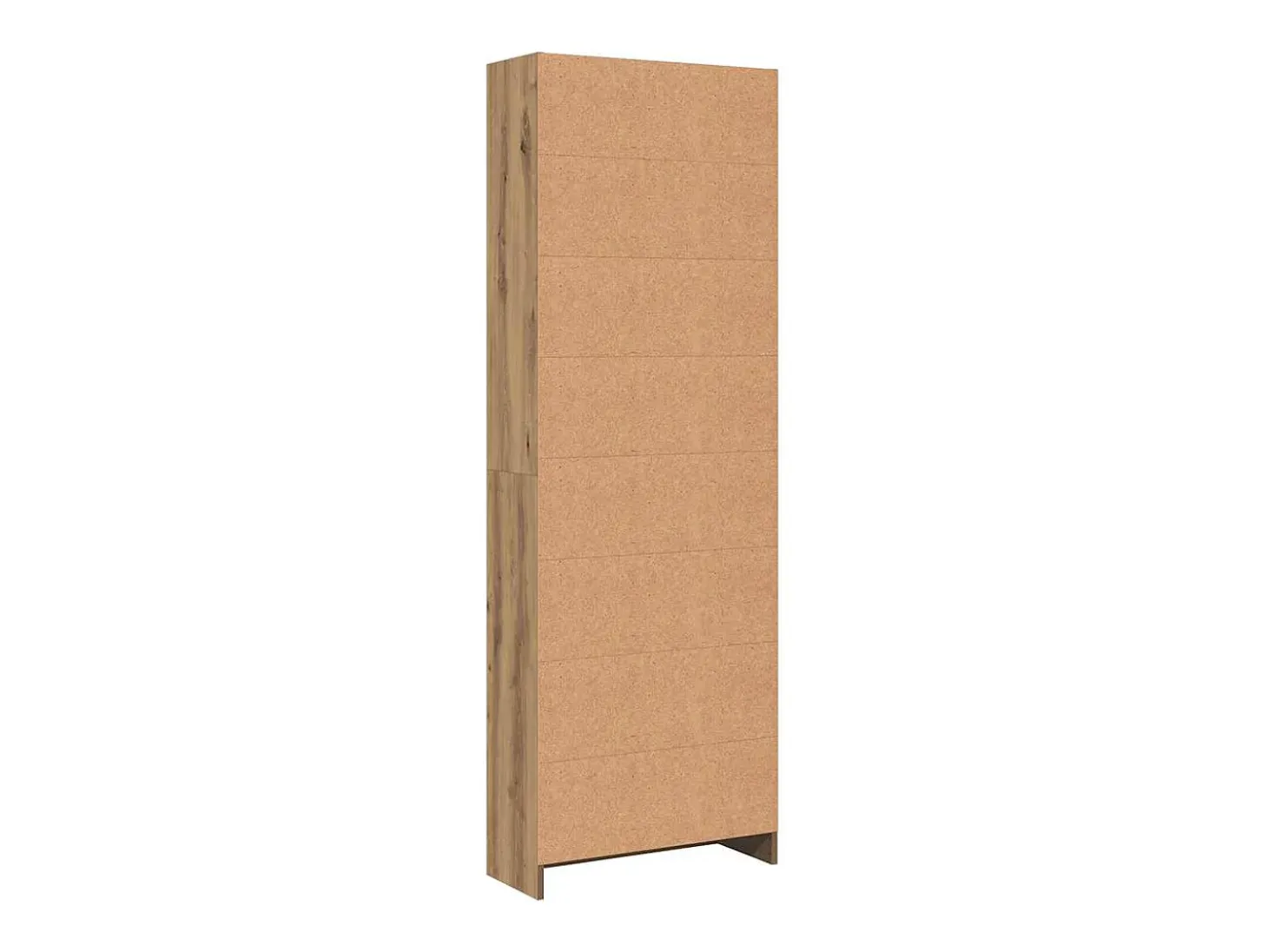 Estantería de madera de ingeniería roble artesanal 60x24x176 cm
