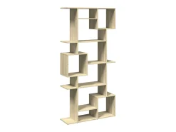 Estantería de madera de ingeniería roble Sonoma 92x29x188 cm
