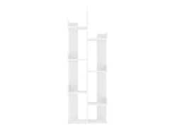 Estantería de madera de ingeniería blanco 48x25,5x140 cm