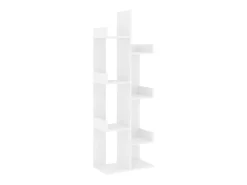 Estantería de madera de ingeniería blanco 48x25,5x140 cm
