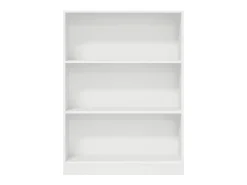 Estantería de madera de ingeniería blanca 80x24x109 cm