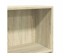 Estantería de madera de ingeniería roble Sonoma 60x24x109 cm