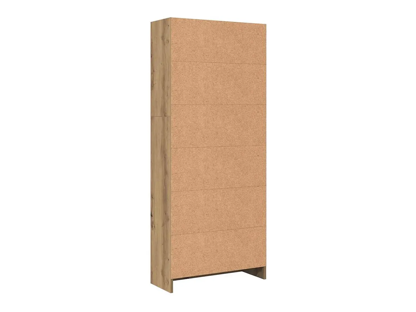 Estantería de madera de ingeniería roble artesanal 60x24x143 cm