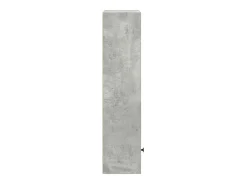 Estantería de madera de ingeniería gris hormigón 31x24x102 cm