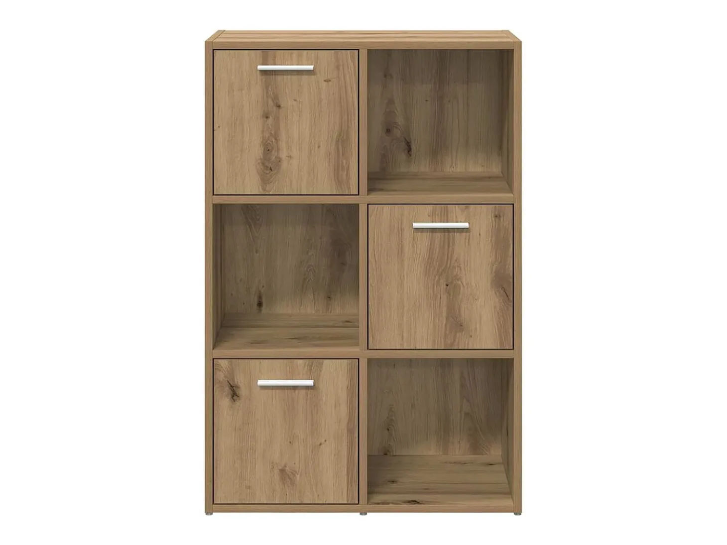 Estantería de madera de ingeniería roble artisan 60,5x30x90 cm
