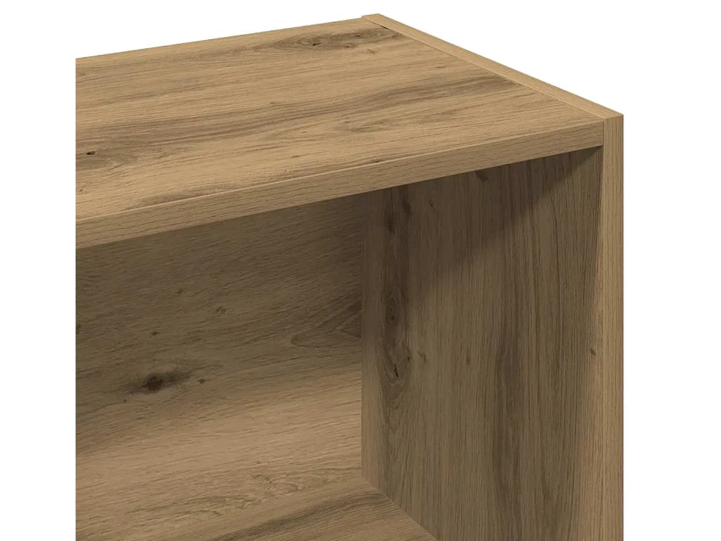 Estantería de madera de ingeniería roble artisan 60,5x30x90 cm
