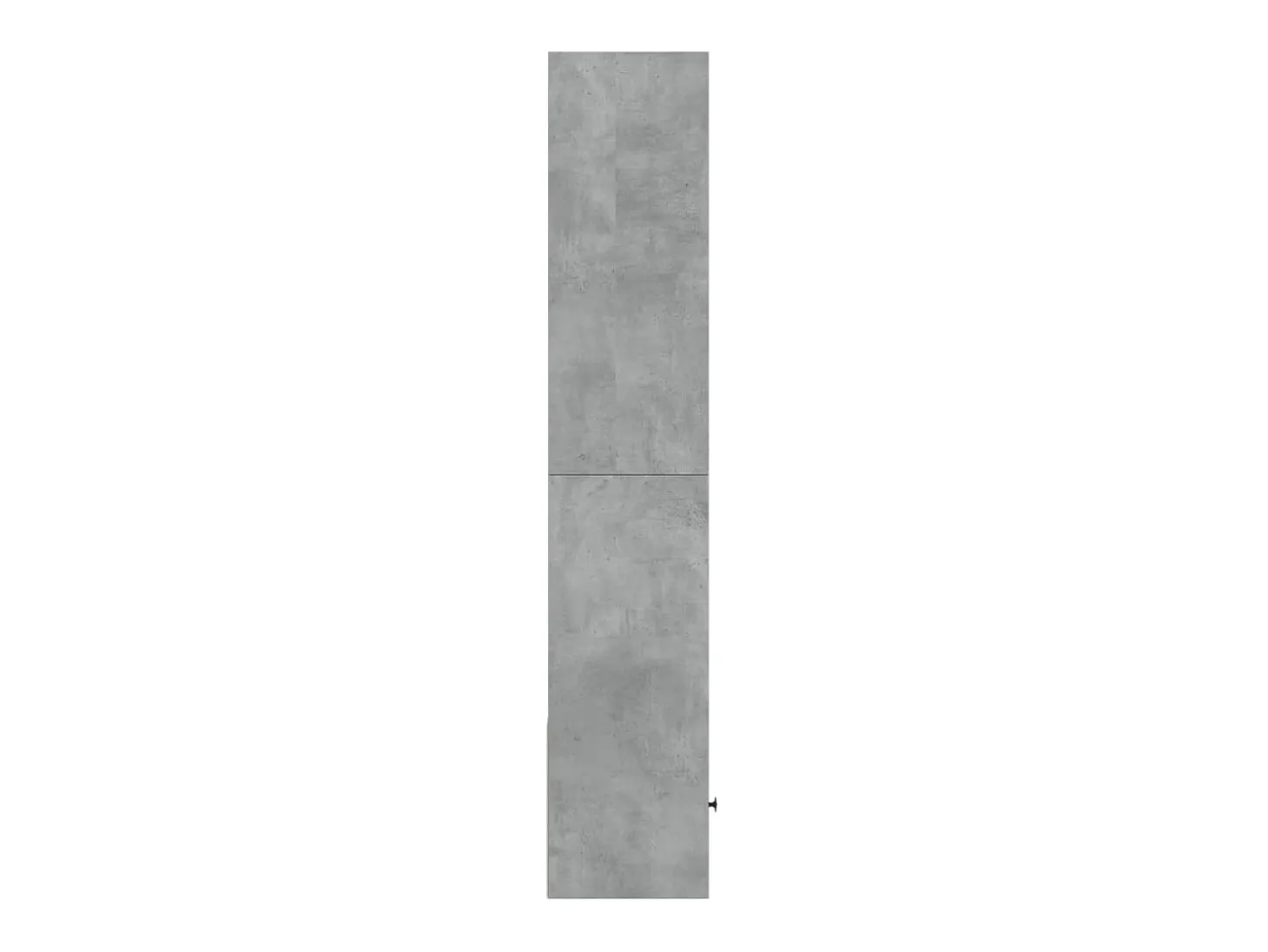 Estantería de madera de ingeniería gris hormigón 40x36x189 cm