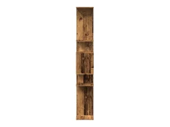 Estantería de madera de ingeniería roble ahumado 92x29x188 cm
