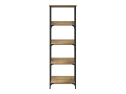Estantería de madera de ingeniería roble artisan 50x33x153 cm