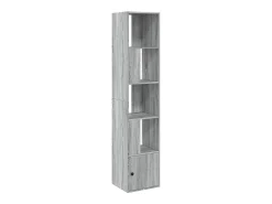 Estantería de madera de ingeniería gris Sonoma 40x36x189 cm
