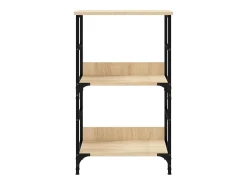 Estantería de madera de ingeniería roble Sonoma 50x33x82 cm