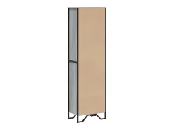 Estantería de madera de ingeniería gris Sonoma 50x31x169 cm