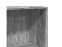 Estantería de madera de ingeniería gris Sonoma 40x30x189 cm