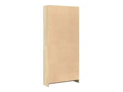 Estantería de madera de ingeniería roble Sonoma 80x24x176 cm