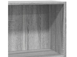 Estantería de madera de ingeniería gris Sonoma 80x30x77 cm