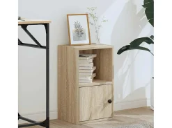 Estantería de madera de ingeniería roble sonoma 31x24x52 cm